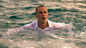 Drew Starkey In Water Scene Wallpaper