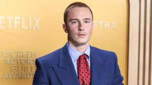 Drew Starkey Red Carpet Look Wallpaper