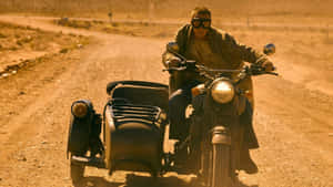 Drew Starkey Riding Motorcycle Wallpaper