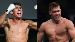 Dricus Du Plessis And Another Ufc Boxer Wallpaper