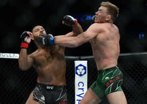 Dricus Du Plessis In Action Wallpaper