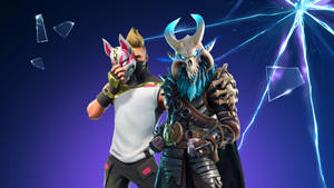 Drift And Ragnarok Fortnite Ipad Wallpaper