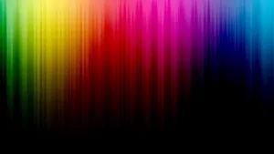Dripping Gradient Rainbow Stripes Wallpaper