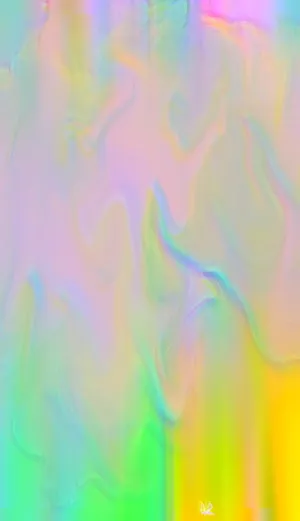 Drippy Pastel Paint Art Wallpaper