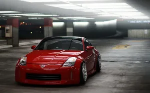 Driving A Nissan 350z -- The Speed Of Life Wallpaper