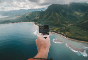 Drone Camera Aerial Shot Wallpaper