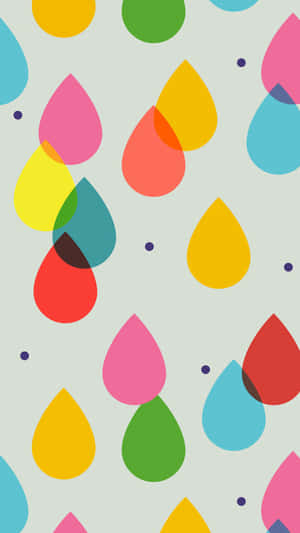 Drops Cute Pattern Iphone Wallpaper