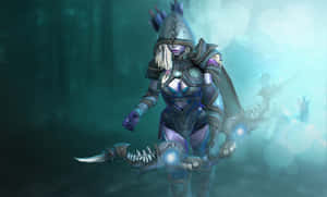 Drow Ranger In Action In The Dota 2 Video Game Wallpaper