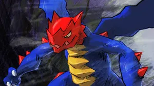 Druddigon Pokemon Artwork Wallpaper