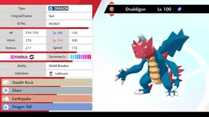 Druddigon Pokemon Statsand Details Wallpaper