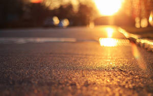 Dslr Blur Asphalt Road Wallpaper