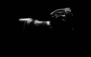 Dslr Camera Black Hd Desktop Wallpaper