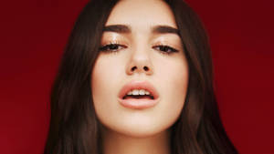 Dua Lipa Headshot Wallpaper