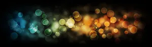 Dual Monitor Bokeh Bubbles Wallpaper