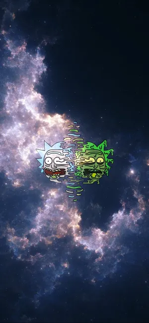 Dualism Of Rick And Morty Iphone Wallpaper