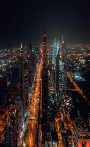 Dubai Metropolis Full Hd Phone Wallpaper