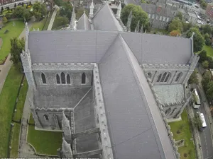 Dublin Saint Patricks Cathedral Roof Wallpaper