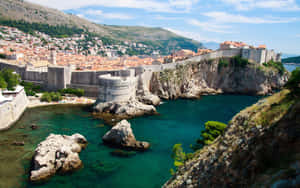 Dubrovnik City On A Cliff Wallpaper