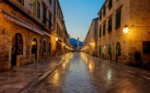 Dubrovnik Stradun Main Street Wallpaper