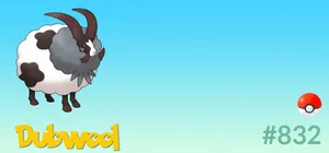 Dubwool And Pokemon Ball Wallpaper