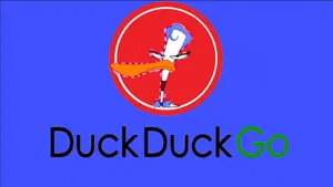Duck Duck Go Logo Parody Wallpaper