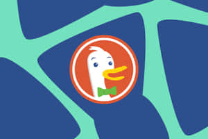 Duck Duck Go Logoon Abstract Background Wallpaper