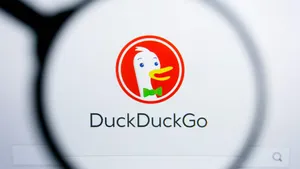 Duck Duck Go Search Engine Logo Wallpaper