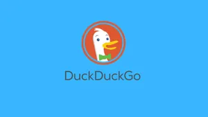 Duck Duck Go Search Engine Logo Wallpaper