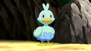 Ducklett Outside Cave Wallpaper