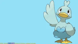 Ducklett Soaring High In The Sky Wallpaper