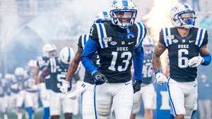 Duke Blue Devils Football Gang Wallpaper