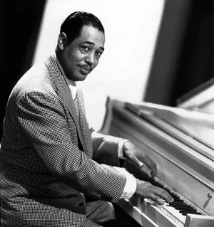 Duke Ellington Piano Portrait Wallpaper