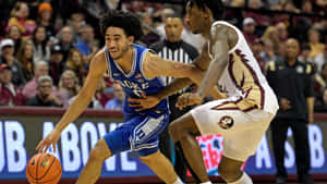 Dukevs F S U Basketball Action Wallpaper