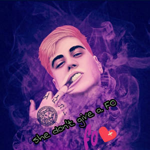 Duki Purple Smoke Wallpaper