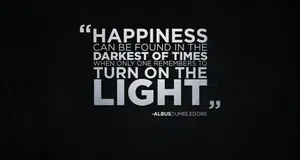 Dumbledore Happiness Quote Wallpaper