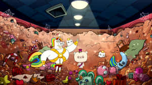 Dumpsite Unicorn Cuddles Freaktown Wallpaper