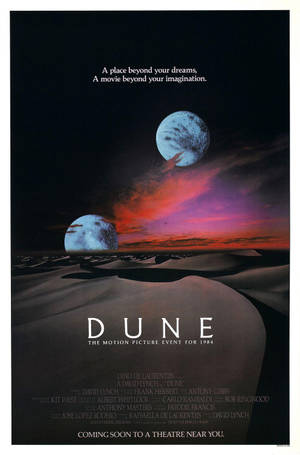 Dune Movie Cinema Promotional Poster Wallpaper