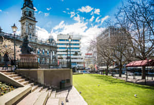 Dunedin City Council Building New Zealand Wallpaper