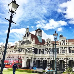 Dunedin Railway Station New Zealand Wallpaper