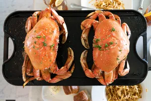 Dungeness Crabs Prepared Meal Wallpaper