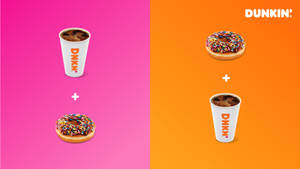 Dunkin Donuts Sweet Pairs Wallpaper