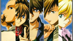 Duo Maxwell In Action With His Gundam Deathscythe Hd Wallpaper Wallpaper