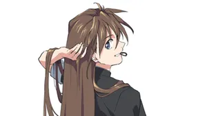 Duo Maxwell Standing Ready For Battle Wallpaper