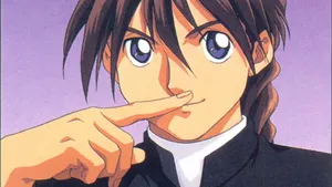 Duo Maxwell: The God Of Death From Gundam Wing Wallpaper