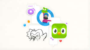 Duolingo Language Learning Journey Wallpaper