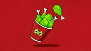 Duolingo Owl Chicken Bucket Wallpaper