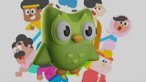 Duolingo Owl Mascot Wallpaper