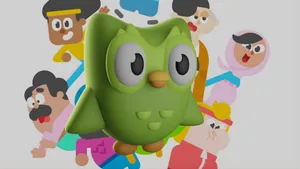 Duolingo Owl Mascot Wallpaper