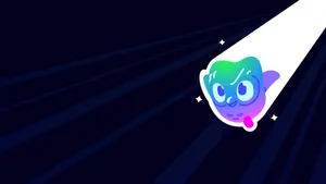 Duolingo Owl Shooting Star Wallpaper