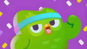 Duolingo Owl Workout Wallpaper
